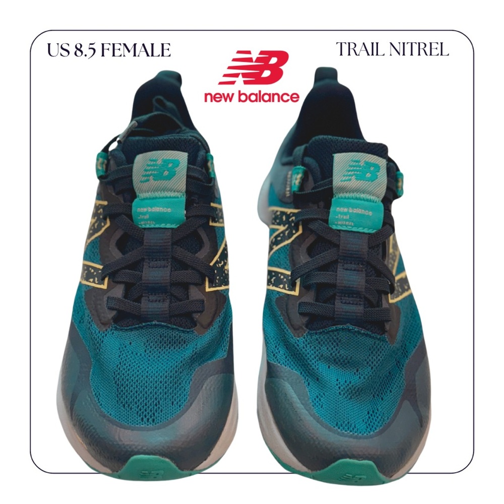 New Balance Nitrel v4 Blue Black Yellow US 8.5 Women's Shoes trail sneakers